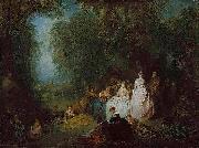 Jean-Antoine Watteau The Art Institute of Chicago oil painting reproduction